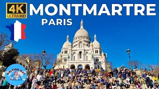 Montmartre, Paris, France Walking Tour - 4K 60fps with Captions