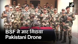 Amritsar में सीमा से सटे इलाके में Pakistan से आये Drone को मार गिराया BSF ने