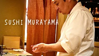 OMAKASE AT SUSHI MURAYAMA -Ginza,Tokyo - April 2022 - Japanese Food [English Subtitles]