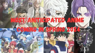 TOP 5 MOST ANTICIPATED ANIME COMING IN SPRING 2024 #anime  #spring2024 #springanime2024
