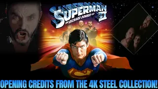 SUPERMAN II (THE RICHARD DONNER CUT) OPENING CREDITS IN 4K FROM THE 1978-1987 5-FILM COLLECTION