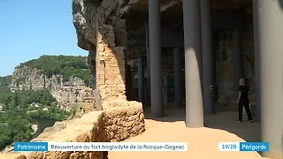 Le fort troglodyte de la Roque-Gageac réouvre après 10 ans de travaux