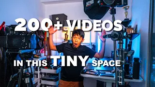 How To FILM GOOD-LOOKING YouTube Videos in TINY SPACES!