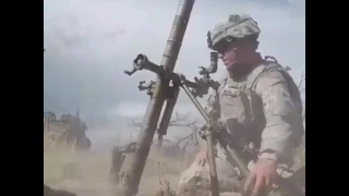 60 mm mortar fire