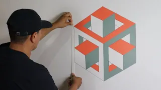 PINTURA EFEITO 3D FÁCIL DE FAZER