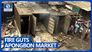 Fire Guts Apongbon Market