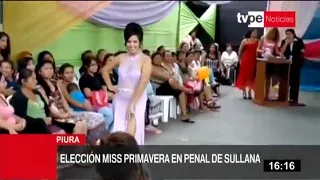 Elección Miss Primavera en penal de Sullana (Canal 7.3)