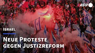 Neue Proteste gegen Justizreform in Israel | AFP