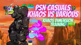 MvC2 - PSN Casuals - Khaos vs Various (Khaos Dimension Training) 01/16/24