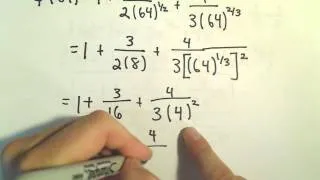 Power Rule for Finding Derivatives, Basic Example #3