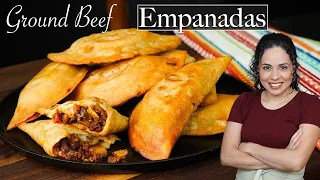 How to make GROUND BEEF EMPANADAS Mexican-style | Easy ground beef recipes | Villa Cocina