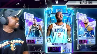 ONYX KAWHI IN "GLASS MEN" PACK OPENING! NBA 2K Mobile Season 2 Gameplay Ep. 9