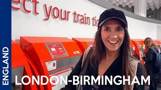 London-Birmingham: First time riding a train in the UK