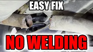 Easy Exhaust Pipe Repair Without Welding!