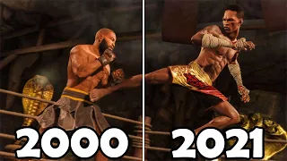 Evolution of UFC Games 2000 - 2021