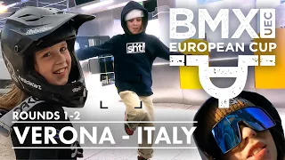 Good vibes during the UEC BMX Racing European cup Verona 2023