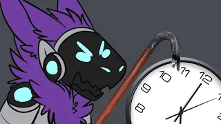 This Protogen Does NOT Like Time (birthday video)