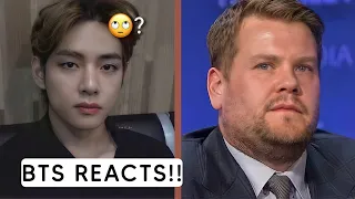 BTS finally REACTS to James corden disrespecting them!