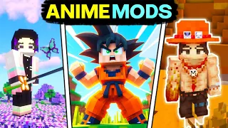 Top 5 Anime Mods For Minecraft ( 1.20+ ) || Best Anime Mods For Minecraft Pocket Edition 😆