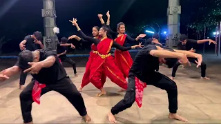 Ayigiri Nandini Fusion: Krump Meets Classical ! | 🎤 Artist:  Brodha V | Choreo : Ajith Hopnotz