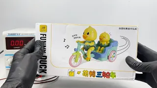 DUCK RIDING A TRICYCLE，FUNNY DUCK 【toy unboxing】ASMR