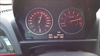 BMW 114i chiptuning acceleration