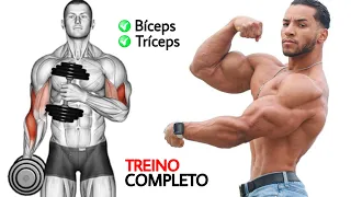 Treino Completo Para Desenvolver Braços (Bíceps e Tríceps) Com Joshua Manoi