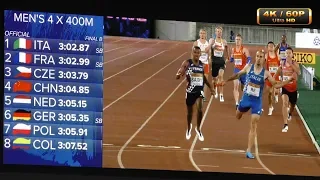 Men's 4x400m FINAL(B)　World Relays  Yokohama 2019 4K