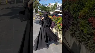 Abaya combination with black colour for girls #muslimah #abaya #trending #youtubeshorts