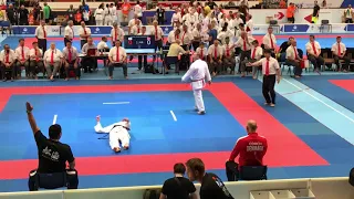 Karate Knock Out - Ipon13th SKIF World Championship 2019 - Japan vs Denmark