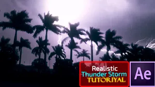 Realistic storm scene in after effects ||🌧️ make a rainy day in after effects 🌧️ ||  EKKA Fx ||