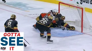 GOTTA SEE IT: Fleury Pulls Off Incredible Desperation Save At Goal Line
