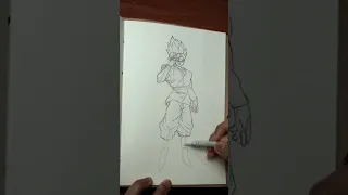 Drawing Goku Black (ASMR)