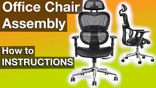 Office Chair Assembly (How to Instructions manual)