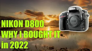 Nikon D800 | WHY I BOUGHT IT IN 2022