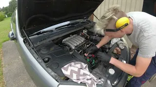 Fixing oil leak Citroën C5 V6, ES9J4S V6 - 230907