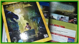 The Jungle Book 2016 3D (UK) Blu-ray Unboxing