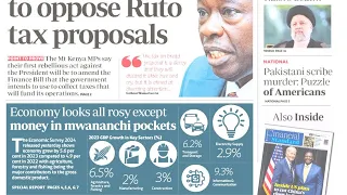 Economy looks all rosy except money in mwananchi pockets | Siasa Fiesta