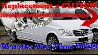 How to Mercedes Vito 2013 | Viano W639 replacement a CLUTCH | Changer embrayage | Замена сцепления