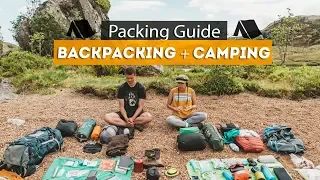 Backpacking + Camping PACKING GUIDE | Tips & Essentials!