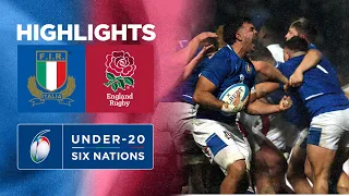 ITALY RECORD HISTORIC WIN! | Match Highlights | Six Nations Under-20s