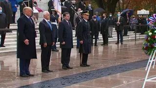 President Trump and The First Lady Participate in a National Veterans Day Observance