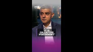 London mayor condemns ‘disproportionate force’ used by Israeli army