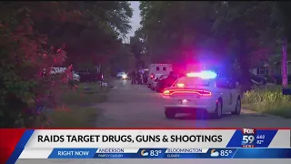 Indianapolis raids target drugs, guns and shootings