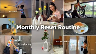 MY MONTHLY RESET ROUTINE🫧cleaning, re-charging + healthy habits | VLOG | Mishti Pandey