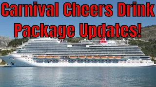 Travelling with Bruce is Live! Carnival Cruise Cheers Drink Package Updates