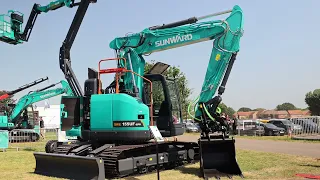 Plantworx 2023 - Interview with Hans Driesen about Sunward 155UF-2PB, zero-tail medium excavator