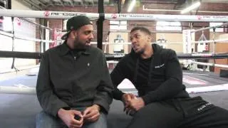 ANTHONY JOSHUA RAW - AN EXTENDED INTERVIEW W/ KUGAN CASSIUS (INC. EXCLUSIVE AJ FREESTYLE FOR iFL TV)