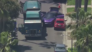 Pursuit suspect taken into custody in South LA