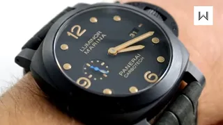 Panerai Luminor 1950 3 Days Automatic Carbotech PAM 661 Watch Review